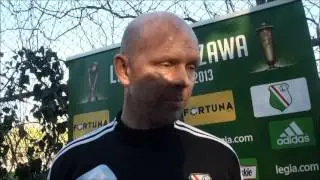 Henning Berg po meczu z FC Koeln