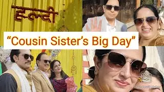 Cousin Sister Ki Haldi Ceremony 💛 | Full Enjoy + Emotional Moments |  #familyvlog