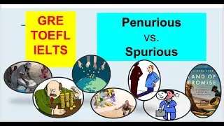 Penurious meaning, Spurious meaning,  gre word of the day #Penurious #Spurious