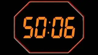 1 hour Alien Self Destruct Nostromo countdown timer