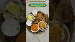Sunday Feast Prasadam @iskocncdec #iskcon #hyderabad #food #prasadam #feast #devotional