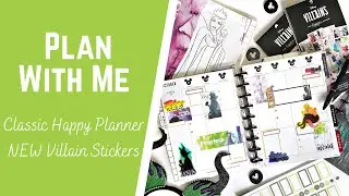 Plan with Me - Classic Happy Planner - Villains Spread