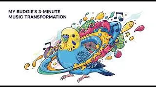 Lonely Budgie? 🐦💔 Soothing 3-Minute Music to Calm Your Bird #budgielife  #birdcare  #budgieshorts