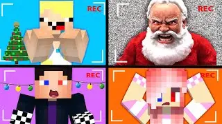 🥵НИКОГДА НЕ ЗВОНИ ДЕДУ МОРОЗУ в 12Ч НОЧИ в МАЙНКРАФТ! ЛЕСКА