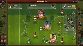 FoE Soccer Cup 2019. Scoring goal with medium passes only