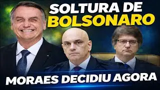 SOLTURA DE BOLSONARO - MORAES TEM NOVA DECISÃO