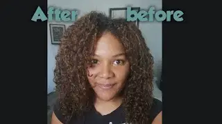 DIY deva cut on natural hair | how I cut curly hair dry
