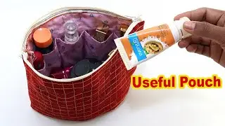 DIY Medicine & Bottle Storage Pouch | Easy Sewing Idea