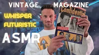 Futuristic Paper Protector Keeping Old Magazines From Intergalactic Museum ASMR Whisper