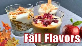 Overnight Oats || 3 Fall Flavors || easy recipes for healthy & weight loss