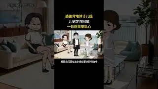 婆婆背地算计儿媳，儿媳突然回家，一句话揭穿私心#家庭情感