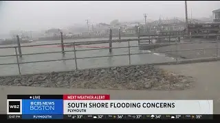Plymouth officials monitoring storm ahead of high tide