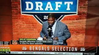 The Bengals draft drew sample at #52