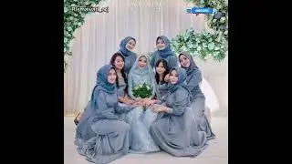INSPIRASI GAUN BRIDESMAID HIJAB DRESS BROKAT TERBARU 2023 | MODEL BAJU BRIDESMAID HIJAB CANTIK
