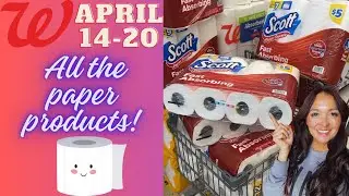 Walgreens Coupon Haul! Only digital coupons! Cheap paper products, FR33 oral care! April 14-20
