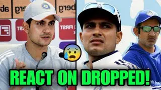FINALLY Shubman Gill Reacts to getting DROPPED from World Cup Squad! 😳 India Cricket News Facts.