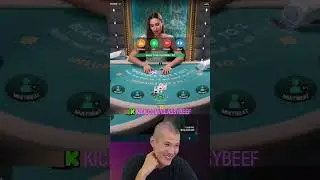 HOW THIS IS POSSIBLE ON BLACKJACK.. #stake #casino #blackjack #cards