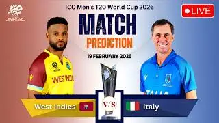 West Indies VS Italy | T20 World Cup Match Prediction