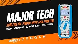 Major Tech MT878 | Stud/Metal Finder with Multimeter 400A