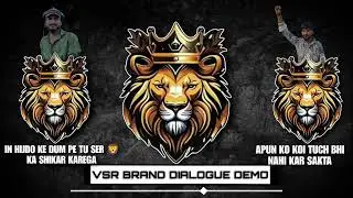 VSR BRAND DIALOGUE DEMO ✅ DJ REMIX SOUND CHECK