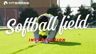 Step by step softball field turf installation 2025