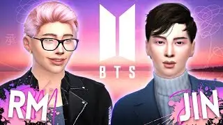 😍Namjoon (RM) & Jin💜 - BTS CAS MONDAY #1 (The Sims 4)