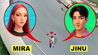 ДРОН ЗАСНЯЛ KPOP DEMON HUNTERS MIRA И JINU В 3 ЧАСА НОЧИ!!