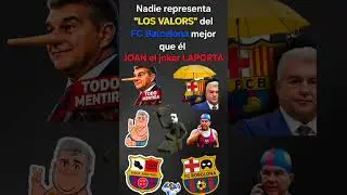 LOS VALORS 🤮 #fcbarcelona #laporta #barcelona #realmadrid #madrid #espa&ntilde;a #laliga #negreira #campnou