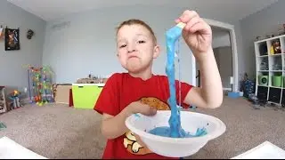 FATHER & SON MAKE GROSS SLIME! (But FUN!!!!!)