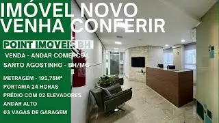 Andar corrido - 192,75m&sup2;, 03 vagas - Santo Agostinho &ndash; BH/mg | C&oacute;d.: 820