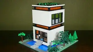 LEGO Modern Floating House MOC⎪Collaboration with T &bull; CHAHAL
