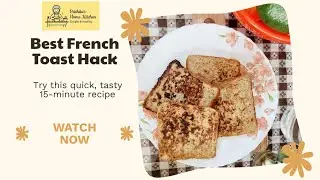 Classic French Toast Recipe with a Twist, simple breakfast recipe #food #youtube easy bread hack