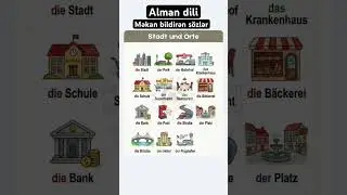 Alman dilində Məkan bildirən s&ouml;zlər | Sıfırdan Alman dili #almandili