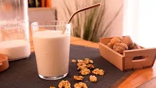 Bebida vegetal de nueces, ¡natural y sin azúcar! - Cocinatis