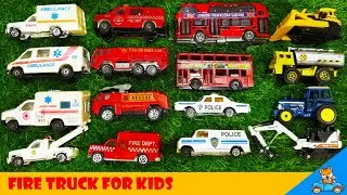 Educational Videos for Kids | Police Car, Fire Truck & Truck Toys Adventure