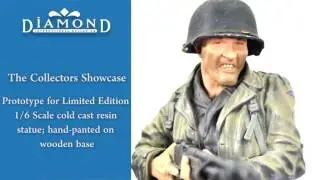 US Army Ranger Pointe du Hoc Military Statue PROTOTYPE Collectors Showcase