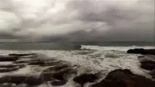 Cyclone Lusi surf in Noosa march 2014