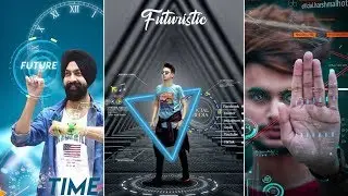 PicsArt futuristic editing - Only 5 minute tutorial🔥