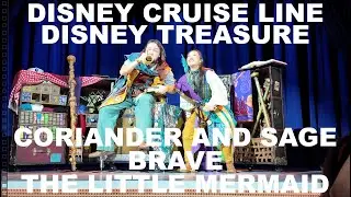 Disney Cruise Line | Disney Treasure | Coriander & Sage: Brave & The Little Mermaid | Sep 12, 2025
