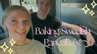 Baking Swedish Pancake's!!