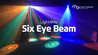 Light4Me &ndash; Six Eye Beam (mocny efekt beam LED + pilot)