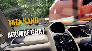 Tata nano genx xt | Agumbe ghat uphill in monsoon