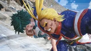 Jump Force - All Might Complete Moveset + Vs Battles Gameplay (HD)
