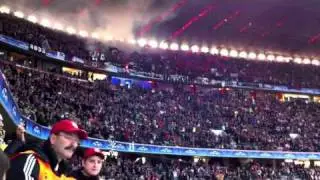 Fans des FC Basel in der Allianz Arena