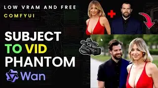 PHANTOM WAN SUBJECT TO VIDEO - Create Videos With Multiple Reference Characters (ComfyUI + Low VRAM)