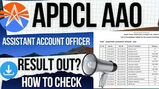 apdcl aao result 2025 | assam power distribution company limited result | mahir academy