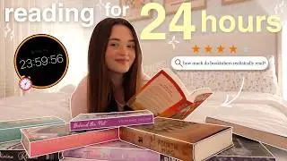 24 HOUR READATHON ⏰💗📚 how much can i *realistically* read in 24 hours?!