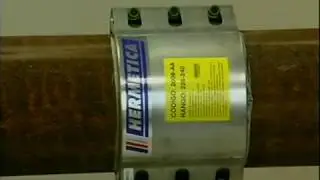 HERMETICA instruções de instalação braçadeira de reparo de tubos