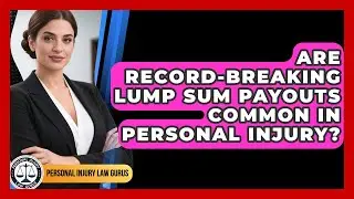 Are Record-Breaking Lump Sum Payouts Common In Personal Injury? - Personal Injury Law Gurus