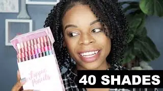 Swatching 40 SHADES of COLOURPOP Lippie Pencils | PuckerUpBabe